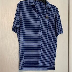 Florida Gators Blue Striped Polo Shirt by Columbia